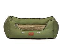 Rosewood x Joules Khaki Bee Print Box Bed for Dogs, Small Dog Bed, Padded Sides, Non-Slip Base, Luxury Pet Bed for Small Dogs and Cats