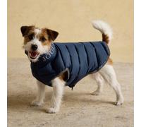 Rosewood x Joules Navy Moorsdale Puffer Dog Coat, Large - Reversible Winter Jacket with Zip Closure, Warm, Lightweight, Water-Resistant Pet Coat for Large Dogs