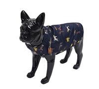 Rosewood x Joules Navy Blue Raincoat for Dogs, Small, Washable, Lightweight, Water-Resistant Dog Coat for Small Dogs