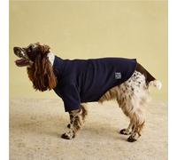 Rosewood x Joules Navy Fleece for Dogs, Medium, Washable, Warm and Comfy Winter Fleece Jumper with Sleeves for Medium Dogs
