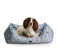 Rosewood x Joules Rainbow Box Bed for Dogs, Medium Dog Bed, Padded Sides, Non-Slip Base, Luxury Pet Bed for Medium Dogs