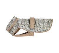 Rosewood x Morris & Co. Acanthus Padded Dog Coat, Large - Luxury Warm Quilted Winter Jacket for Dogs, Adjustable Fit, Stylish Print, Comfortable Pet Coat for Large Dogs