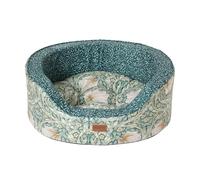 Morris and Co Pimpernel and Lily Leaf Oval Bed - Large 95cm