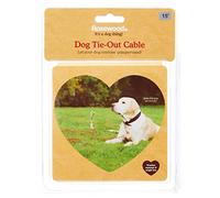 Rosewood Tie-Out Cable Yard Accessories 15 ft, Transparent