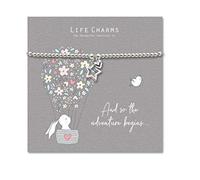 Rosey Rabbit - Adventure Begins Silver Plated Bracelet - Beautiful Gift For Her - Women's, Ladies, Girl's, Female Jewellery