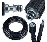 Rosfix High Pressure Hose 15m | Click M22 | Replacement for Parkside PHD 100|150