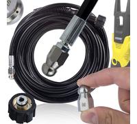 Rosfix Pipe Cleaning Hose 40m | M22 Thread | Replacement for Kärcher K2|K7