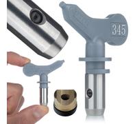 Rosfix UltraHeavy 345 Grey Paint Spray Nozzle - High Pressure Compatible