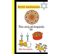 Rosh Hashanah Coloring book for Kids: 100+ interior activity pages, 6x9 soft matte cover/ Rosh Hashanah Gift for kids.