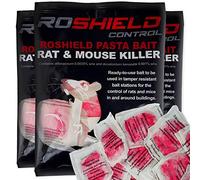 ROSHIELD 1kg Mouse & Rat Killer Pasta Poison Sachets - Strongest Available Online - Fast Rodent Control Home & Garden
