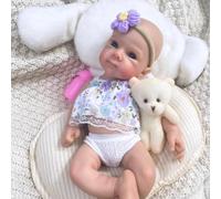 ROSHUAN 12 Inch Real Tiny Lifelike Realistic Reborn Baby Doll Full Silicone Body Babies Dolls Soft Silicone Preemie Newborn Baby Dolls that Look Real Life LikeToy Gifts for Kids Gifts Age 3+
