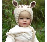 ROSHUAN 26 Inch Real Life Reborn Toddler Dolls Girl Large Size Reborn Baby Dolls Realistic Toddler Doll Cloth Body That Look Real Lifelike Baby Doll Toy For Kids Gifts