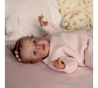 ROSHUAN Realistic Reborn Baby Dolls 20 Inch Real Life Baby Dolls with Rooted Hair Soft Cloth Body That Look Real Newborn Doll Lifelike Babies Doll for Kids Age 3+ Girls
