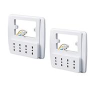 ROSI Emilia Smart Wall Socket, White, 4 Dual Sockets, Pack of 2