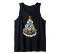 Rosicrucian Rose Croix Pelican INRI Symbol Tank Top