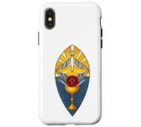 Rosicrucian Seal of the Grail Rose Cross Case for iPhone X/XS