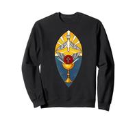 Rosicrucian Seal of the Grail Rose Cross Sweatshirt