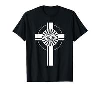 Rosicrucianism All Seeing Eye Cross Symbol - Rosicrucian T-Shirt
