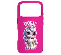 Rosie Cute Unicorn Design for Girls Name Rosie Case for iPhone 17 Pro