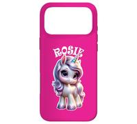 Rosie Cute Unicorn Design for Girls Name Rosie Case for iPhone 17 Pro Max