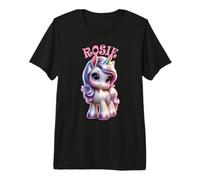 Rosie Cute Unicorn Design for Girls Name Rosie Premium T-Shirt