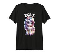 Rosie Cute Unicorn Design for Girls Name Rosie Premium T-Shirt