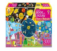 Rosie Dickins Usborne Book & Jigsaw Atoms & Molecules Paperback Rosie Dickins Multicolor