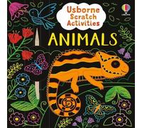 Rosie Dickins Usborne Scratch Activities Animals Paperback Book Rosie Dickins Multicolor