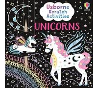 Rosie Dickins Usborne Scratch Activities Unicorns Paperback Book Rosie Dickins Multicolor