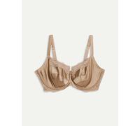 Rosie female Silk & Lace Wired Balcony Bra F-H - 34F - Rose Quartz, Rich Amber,Rich Quartz,Topaz,Rose Quartz