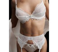 Rosie Forget Me Not Suspender Ivory