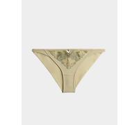Rosie Ianthe Embroidery Brazilian Knickers Light Khaki