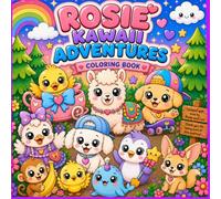 Rosie Kawaii Adventures: A Cute & Cozy Coloring Book