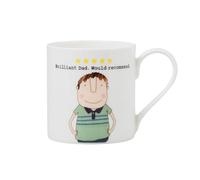 Rosie Made A Thing Brilliant Dad 5 Stars Mug in Gift Box Celebrating Fathers - Mug - Humour, Sentiment, Gift Box, Eco-Friendly, Keepsake, Love, Appreciation Gift for Him