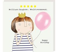 Rosie Made A Thing Five Star Daughter Birthday Card Humour Greeting Cards FSR03
