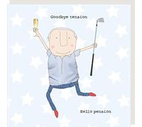 Rosie Made A Thing Goodbye Tension Hello Pension Card Humour Greeting Cards GF358