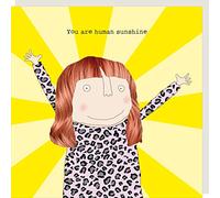 Rosie Made A Thing Human Sunshine Greeting Card with Pebble Grey Envelope