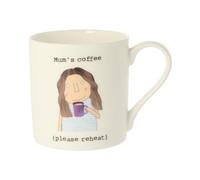 Rosie Made A Thing Mum's Coffee Busy Brew Please Reheat Mug Funny Gift Idea