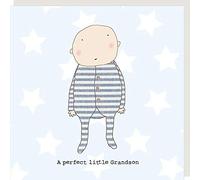 Rosie Made A Thing Perfect Grandson New Baby Greeting Card Humour Cards GF197