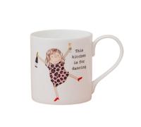 Rosie Made A Thing - This Kitchen is for Dancing - White China Mug