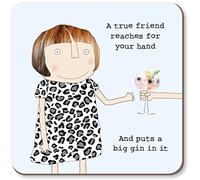 Rosie Made A Thing True Friend Gin Coaster
