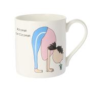 Rosie Made a Thing Witness The Fitness Quite Big Mug - Fine Bone China - 400ml