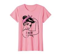 Rosie Riveter I Won Awareness Breast Cancer Survivor Women T-Shirt