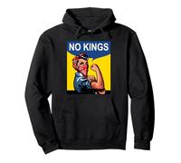Rosie The Riveter No Kings Pullover Hoodie
