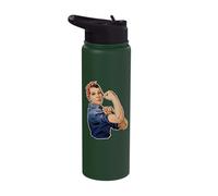Rosie The Riveter We Can Do It Stainless Steel Insulated Water Bottle