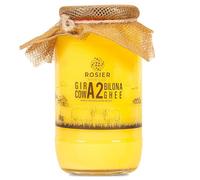 ROSIER A2 Gir Cow Ghee (1 litre) | Traditional Bilona Method Cow Vedic Ghee | Grassfed, Pure and Healthy Desi A2 Cow Ghee (Glass Bottle - 1000 ML)