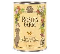 Rosie's Farm Adult Slow-cooked Chicken & Turkey for adult dogs 6 x 800g