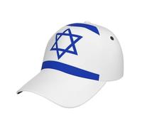 ROSIHODE Cute Israel Hats for Men Women, Adjustable Israeli Flag Baseball Hats Outdoor Israel Flag Baseball Cap, Israel Flag-e0000000000006, One size