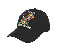 ROSIHODE Funny Autism Baseball Cap Workout Hat with Adjustable Strap for Men and Women Snapback Hat Autism-c2 One Size, Autism-c2, One Size