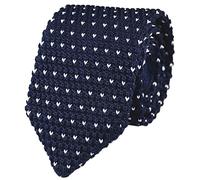 Rosiika Men's Boy Navy Blue Silk Ties Sweat Heart Pattern Eco-friendly Necktie 58 Inches